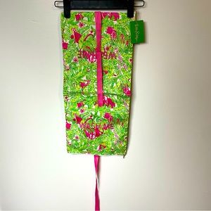 Lily Pulitzer - two sided travel laundry bag - wash me wear me
